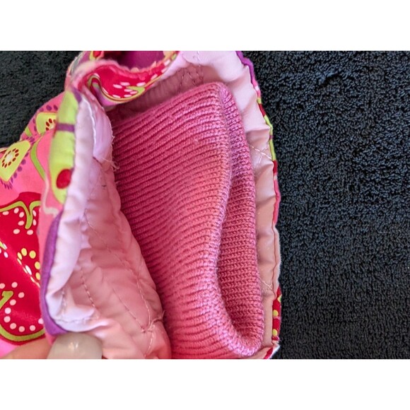 Hanna Andersson Insulated Ski Winter Jacket Coat Flower Print Pink EU 120/US 6-7 - Picture 13 of 13